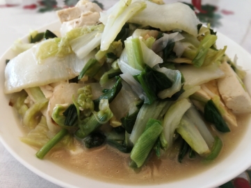 Recipe Post: Stewed Cabbage and Tofu