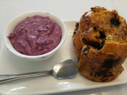 Happy Birthday Mom! Blueberry Muffin French Toast