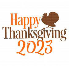 Happy (Belated) Thanksgiving 2023